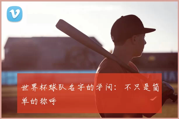 世界杯球队名字的学问:不只是简单的称呼